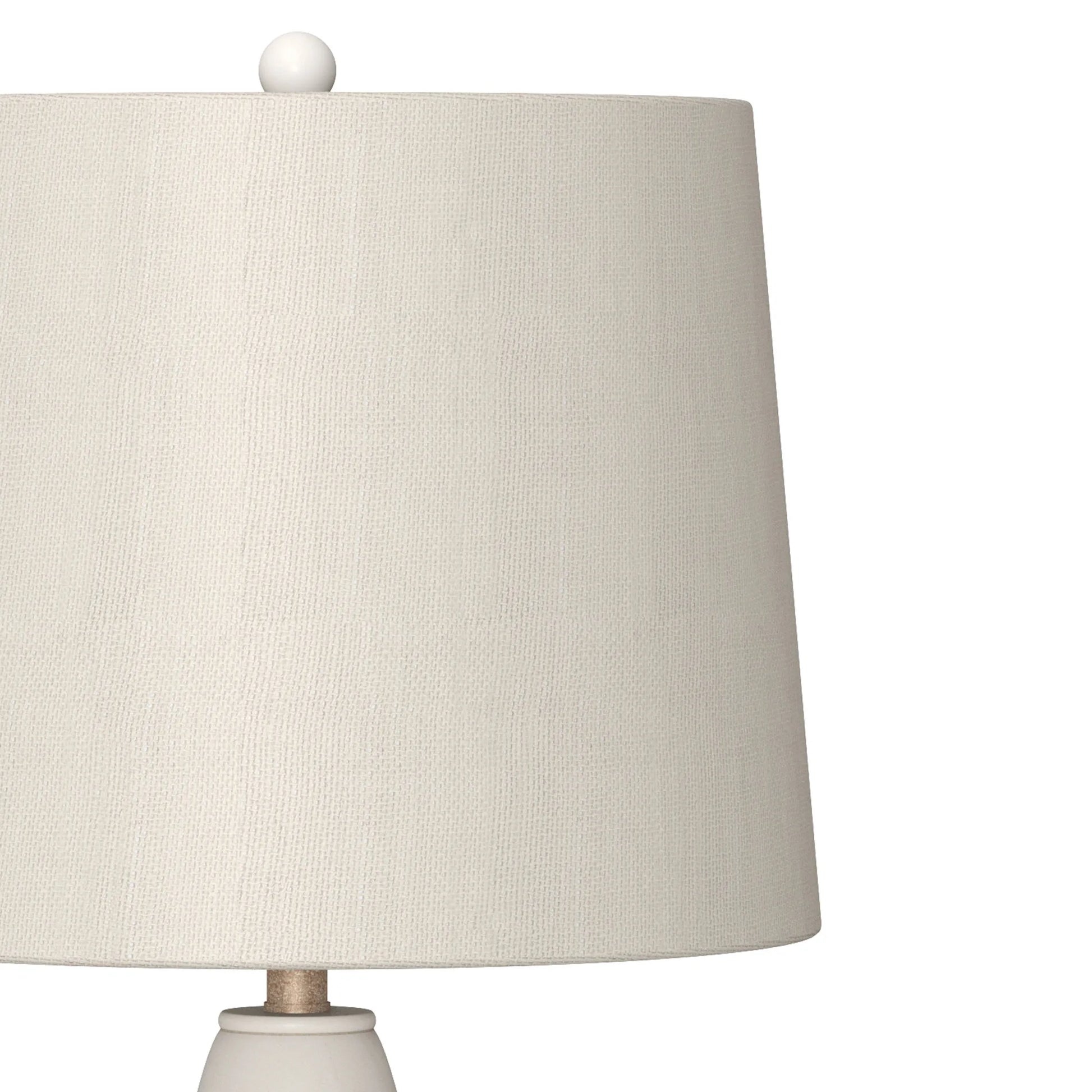 HMS Set of Two 27" Novelty Table Lamps Natural White and Blue Coastal Style with Off-White Empire Shade - Loft&Timber