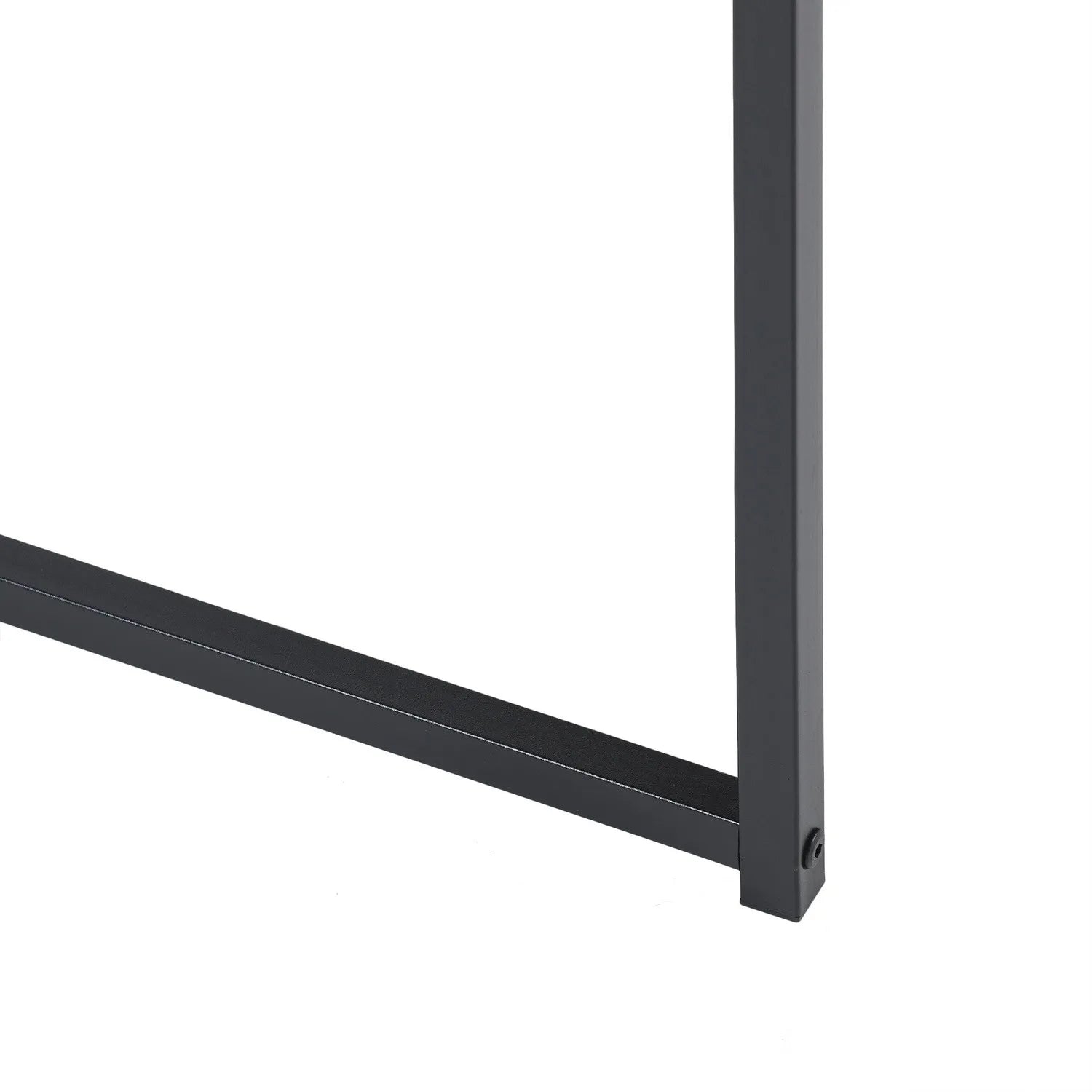 HMS 32" Brown and Black Wood and Metal Computer Desk - Loft&Timber