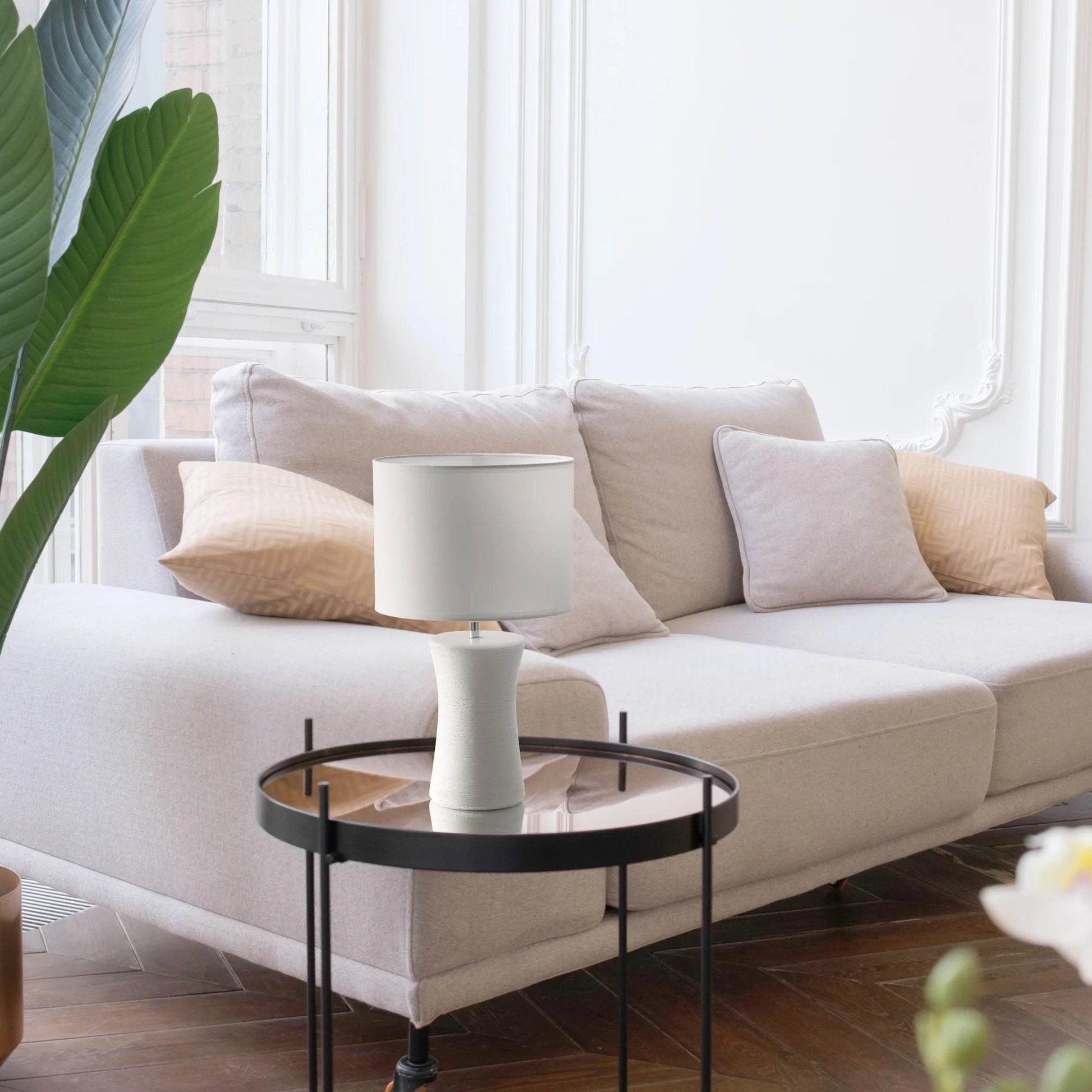 TD Simple Designs Ceramic Hourglass Table Lamps - Loft&Timber