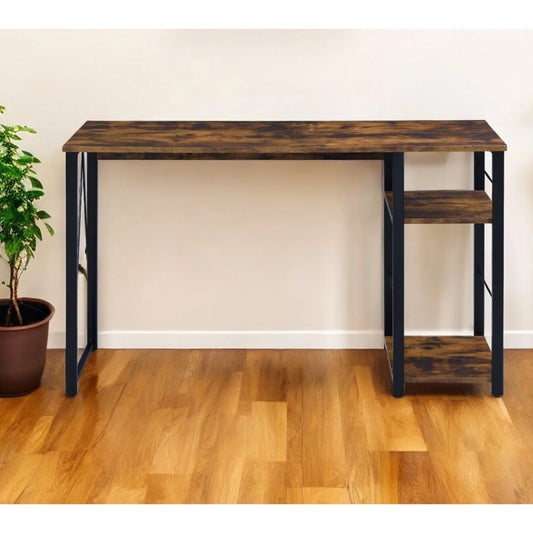 HMS 47" Brown and Black Writing Desk - Loft&Timber