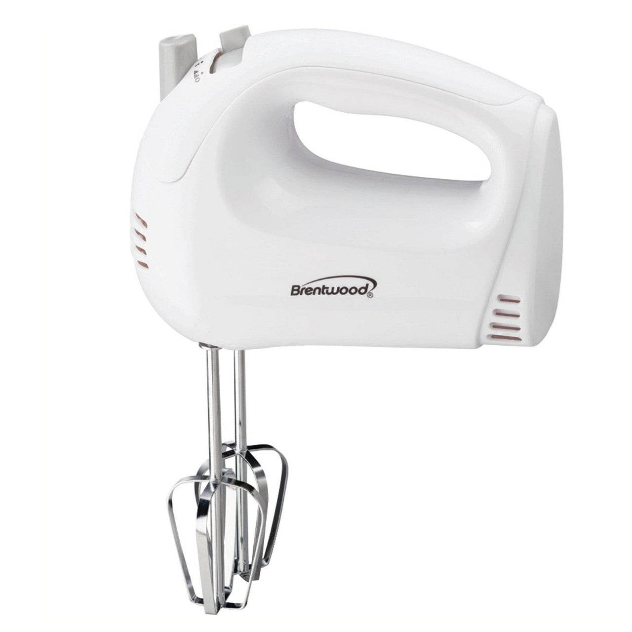 Brentwood 5-Speed Hand Mixer in White - Loft&Timber