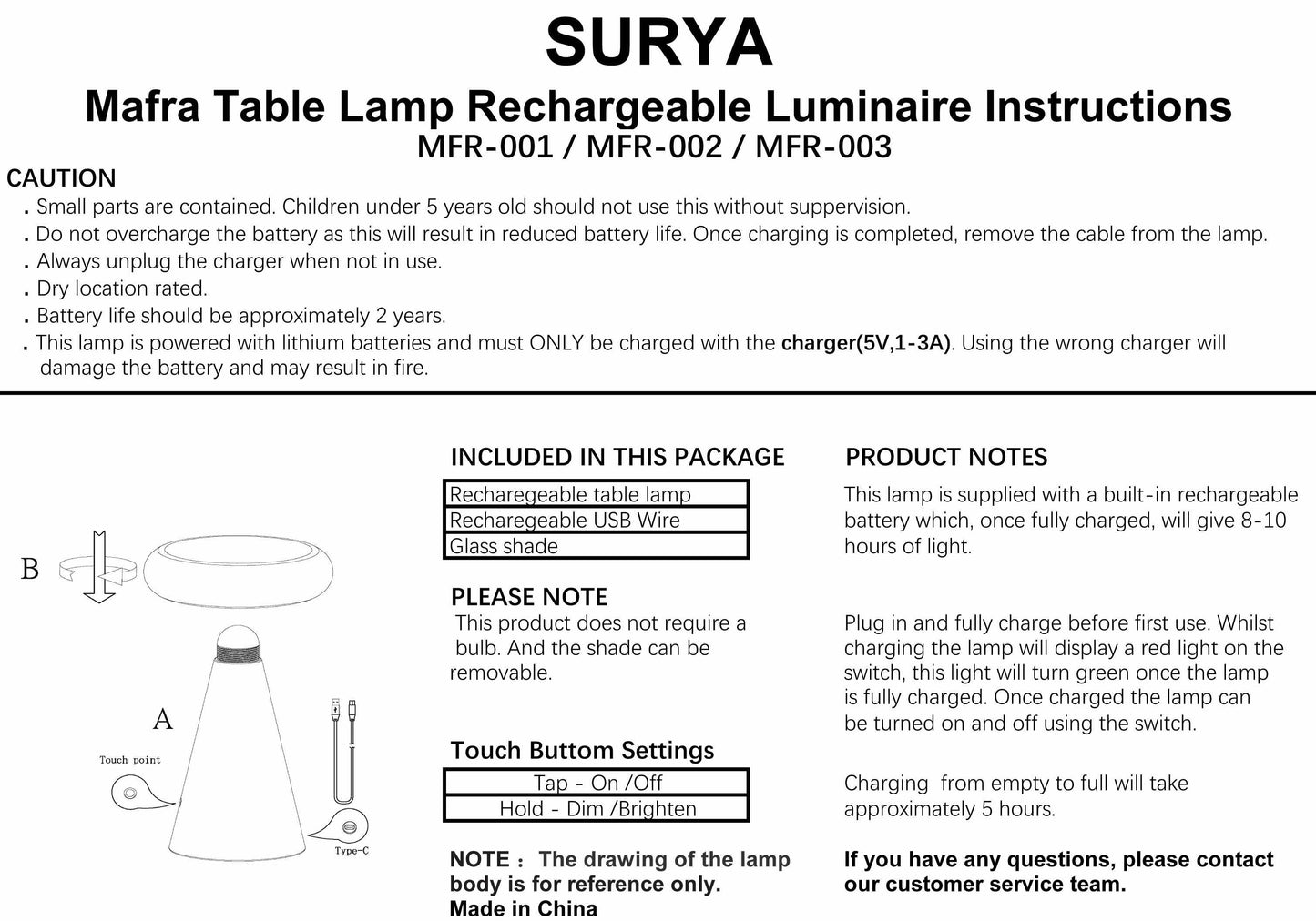 Haderslev Table Lamp - Loft&Timber
