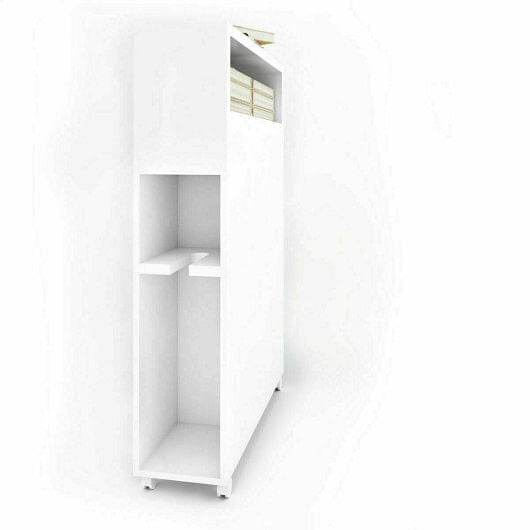 Slim Bathroom Storage Cabinet with 2 Slide Out Drawers - Loft&Timber