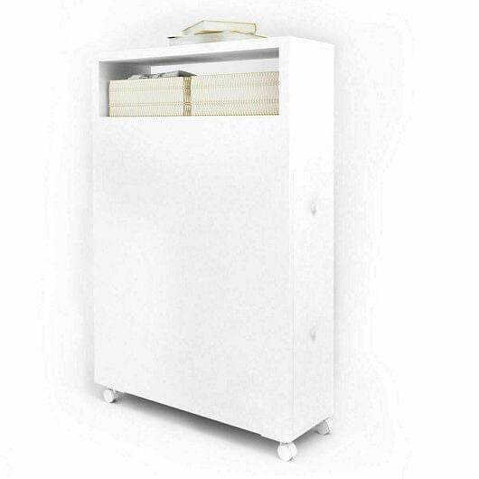 Slim Bathroom Storage Cabinet with 2 Slide Out Drawers - Loft&Timber