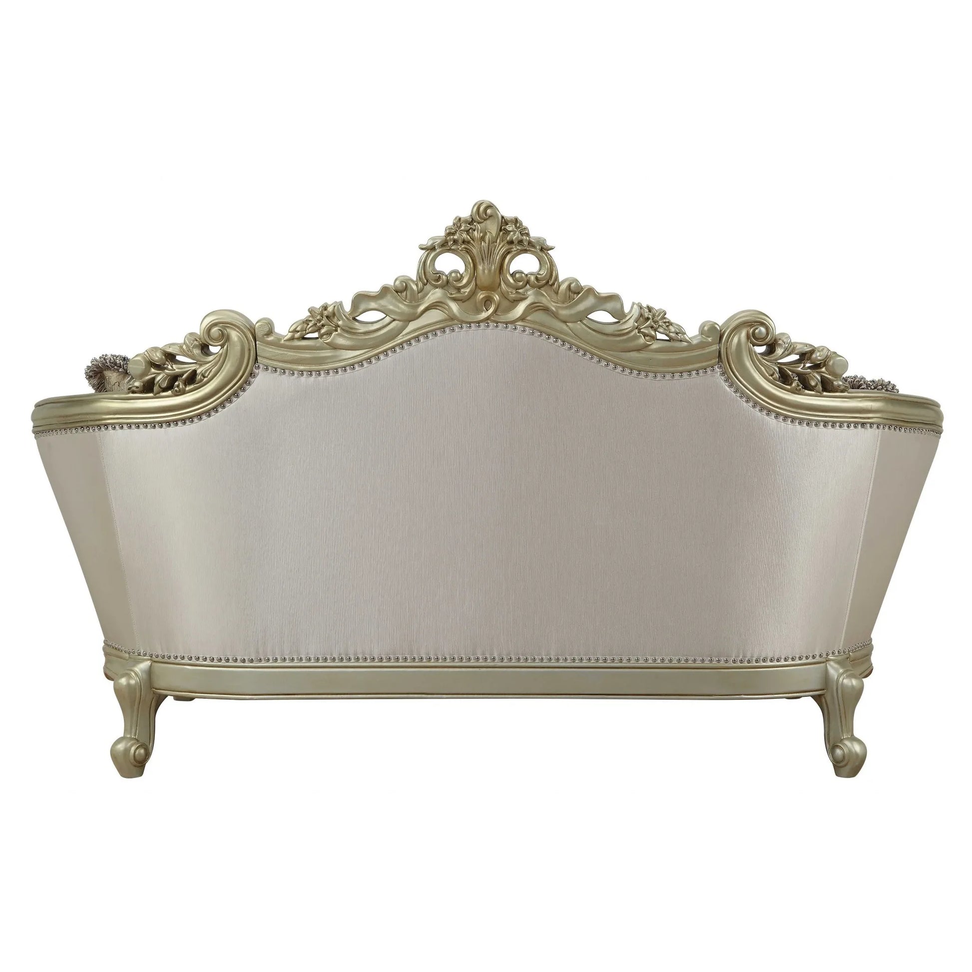 HMS 78" Gold Floral Loveseat and Toss Pillows - Loft&Timber