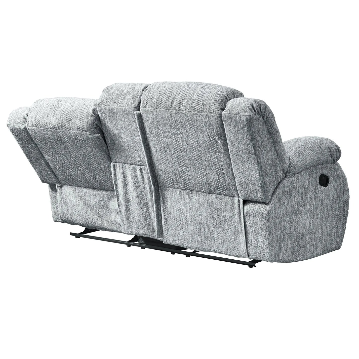 HMS 77" Light Gray Manual Reclining Loveseat - Loft&Timber
