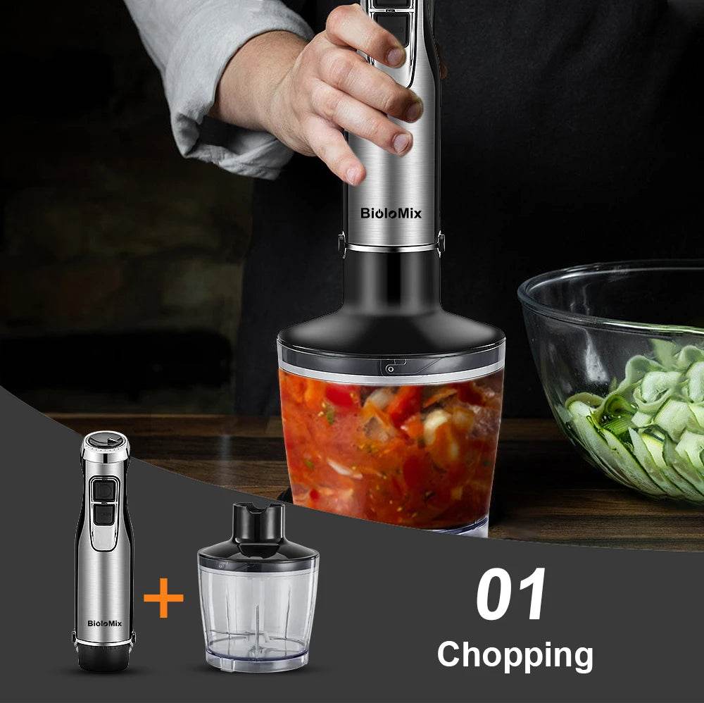 BioloMix 4 in 1 High Power 1200W Immersion Hand Stick Blender