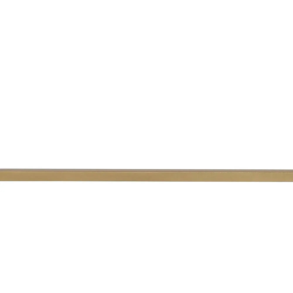 HMS 50" White and Gold Solid Wood Desk - Loft&Timber