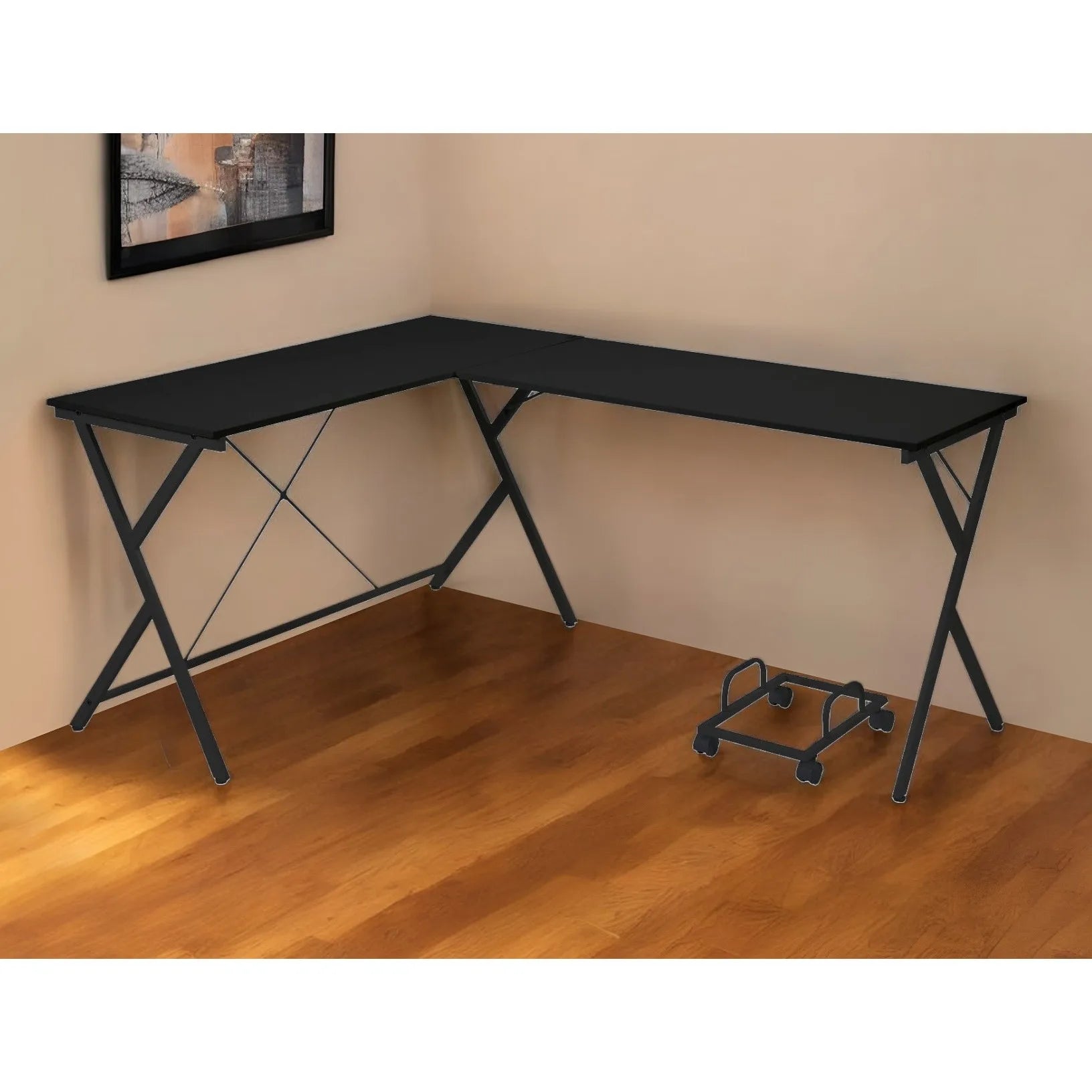 HMS 62" Modern L-Shaped Computer Desk - Loft&Timber