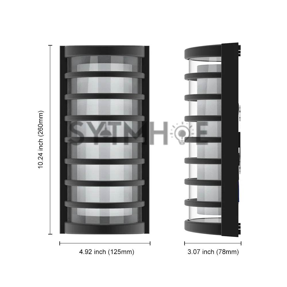 USA Stock Outdoor Wall Lights 18W 1800LM Aluminum IP65 - Loft&Timber