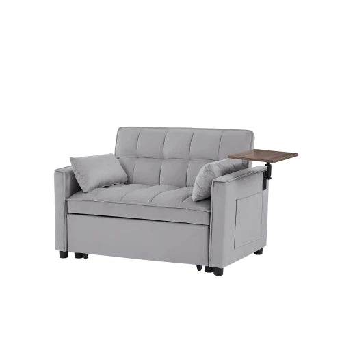 FCJ Velvet Loveseat Sleeper Sofa - Loft&Timber