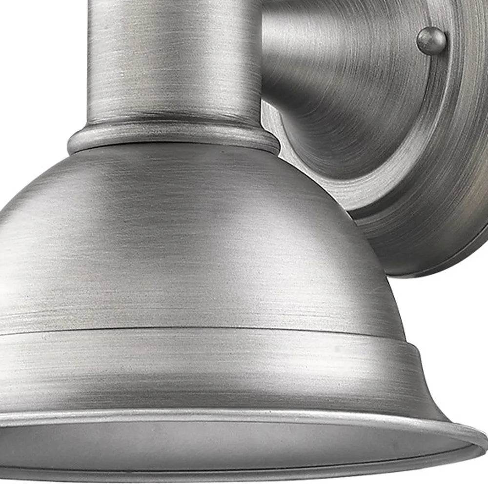 HMS Outdoor Wall Lamps Brushed Silver Aluminum Sconce with Stylish Design - Loft&Timber