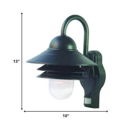 HMS Matte Black Motion Sensor Outdoor Wall Light Premium Wall Lamps - Loft&Timber