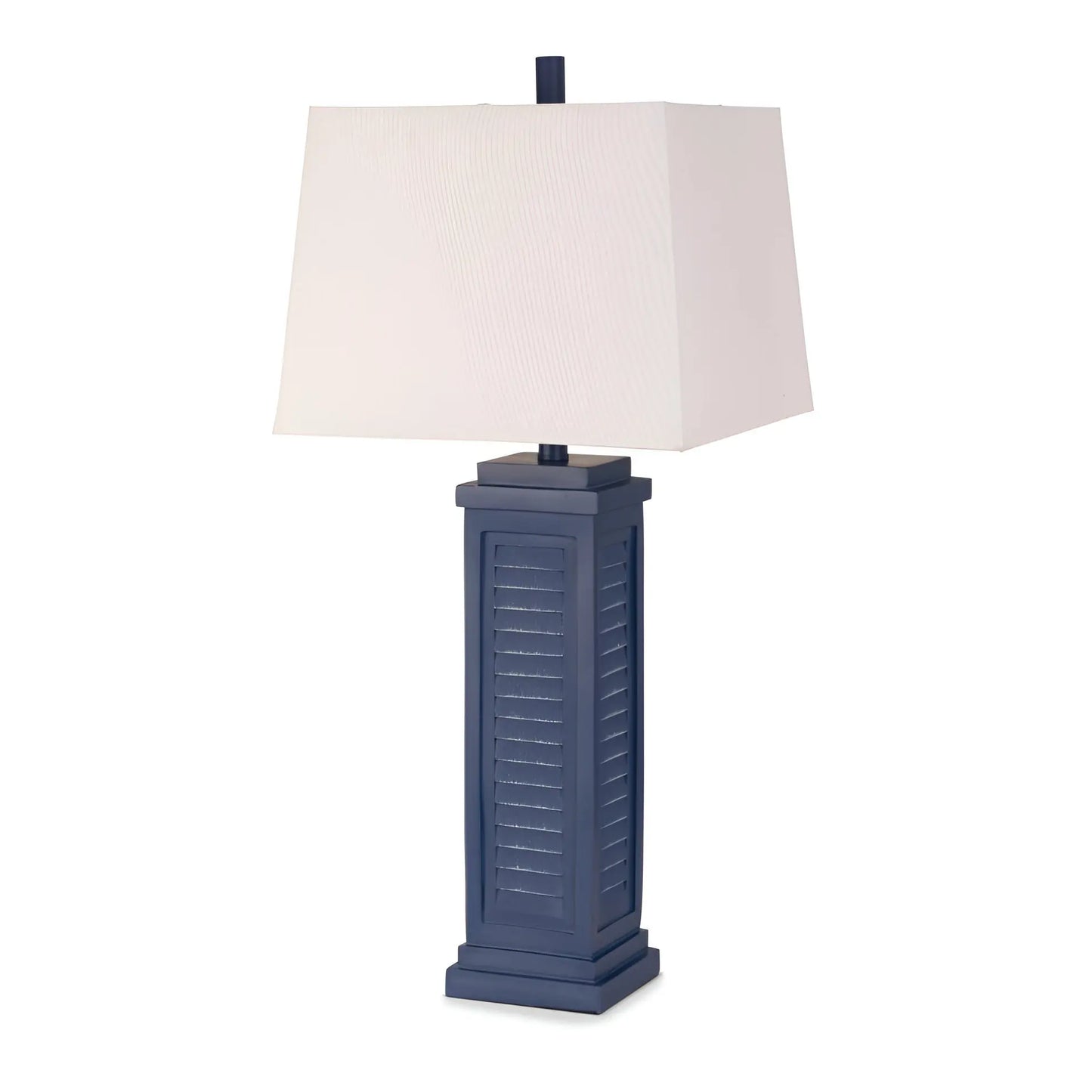 HMS Set Two 32" Blue Table Lamps White Dome Shade - Loft&Timber