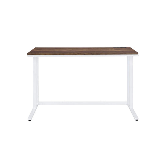 HMS 47" Brown and White Computer Desk - Loft&Timber