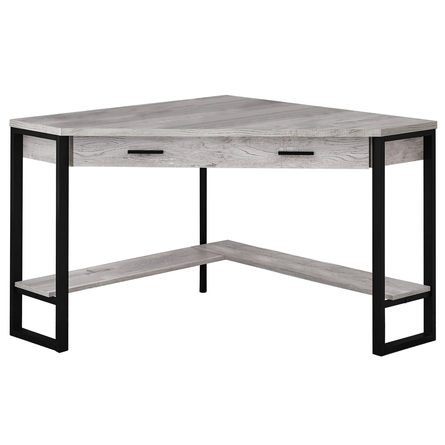 HMS 42" Modern Rustic Steel Computer Desk - Loft&Timber
