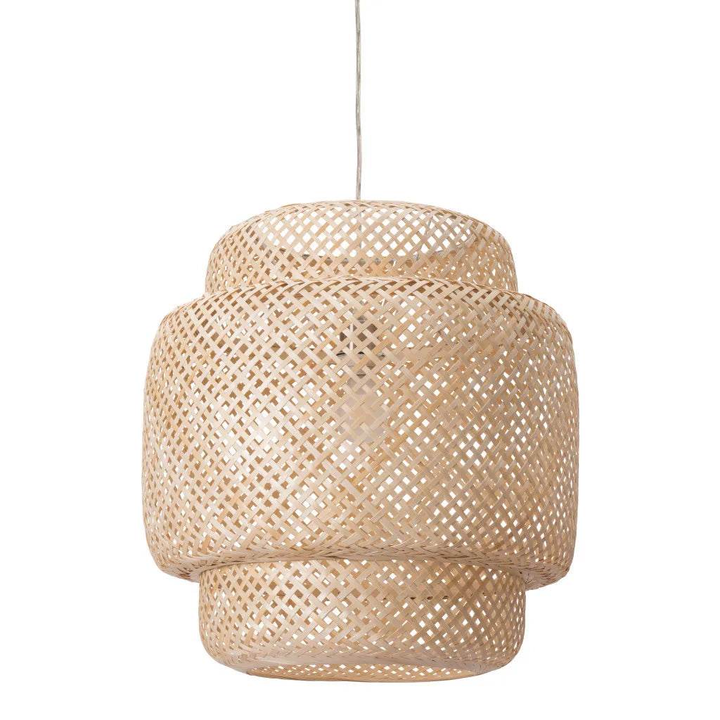 HMS Natural Boho Weave LED Ceiling Lamp - Loft&Timber