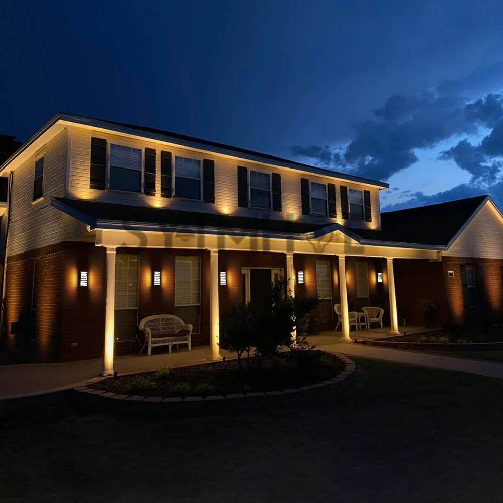 USA Stock Outdoor Wall Lights 18W 1800LM Aluminum IP65 - Loft&Timber
