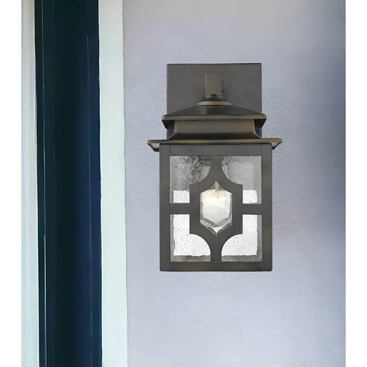 HMS Modern Antique Bronze Outdoor Wall Sconce LED - Loft&Timber