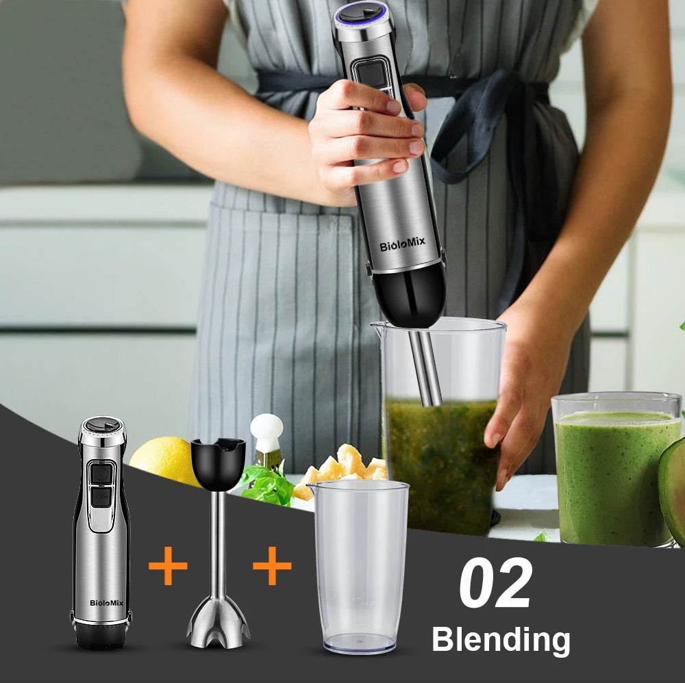 BioloMix 4 in 1 High Power 1200W Immersion Hand Stick Blender