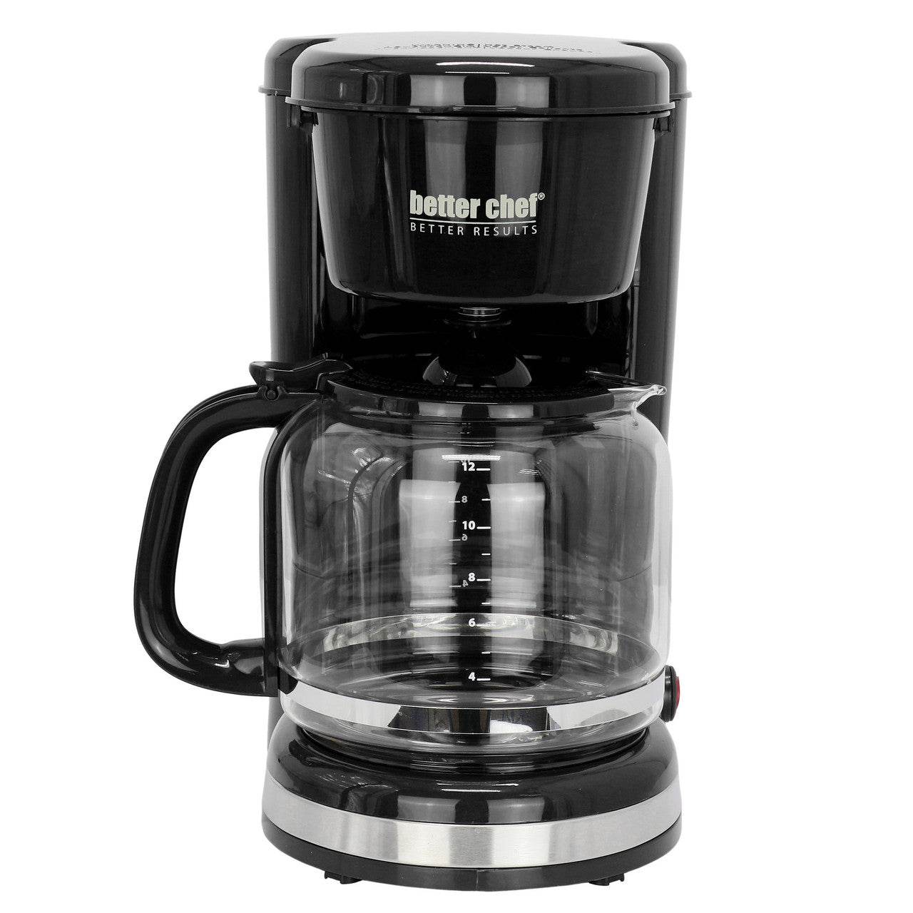 Better Chef 12 Cup 900 Watt Coffee Maker in Black - Loft&Timber