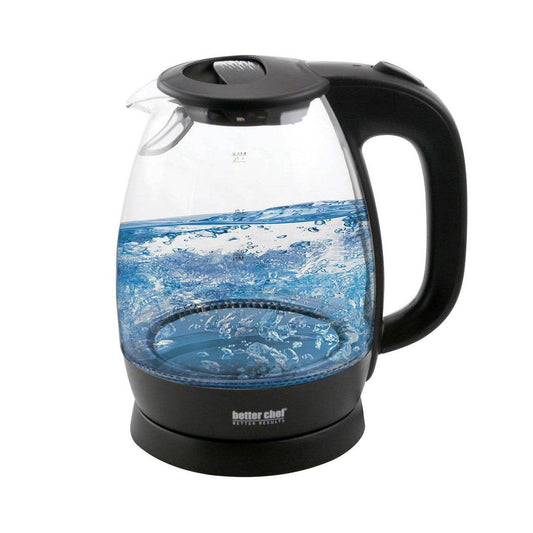 Better Chef 1.7L Cordless Electric Glass Tea Kettle - Loft&Timber