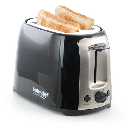 Better Chef Cool Touch Wide-Slot Toaster- Black - Loft&Timber