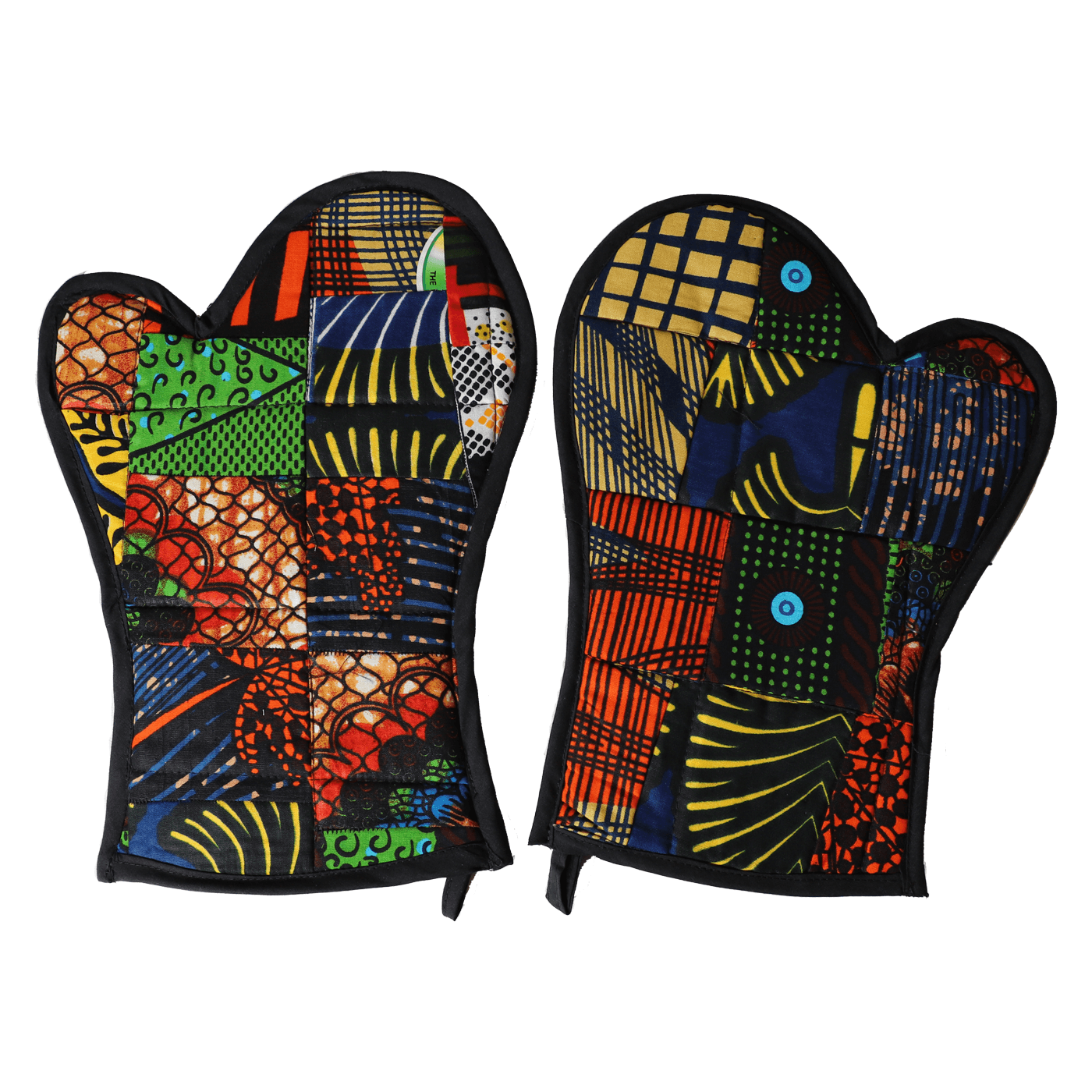 Oven Mitts Kitenge Patch | Hand Sewn - Loft&Timber