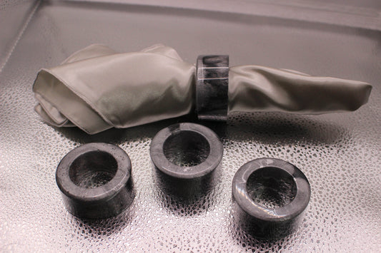Elegant Resin Napkin Ring (4 Piece) Set for Dining Decor - Loft&Timber