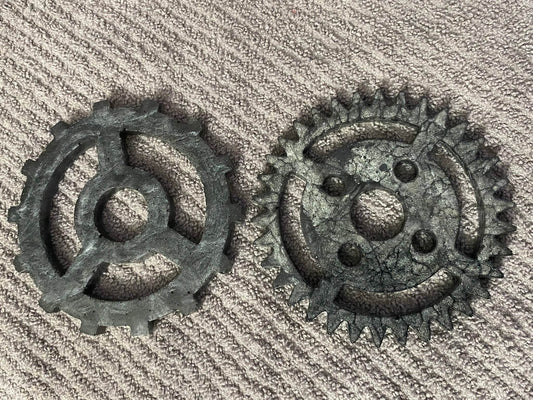 Gear Resin Coasters Set for Unique Home Decor Style - Loft&Timber