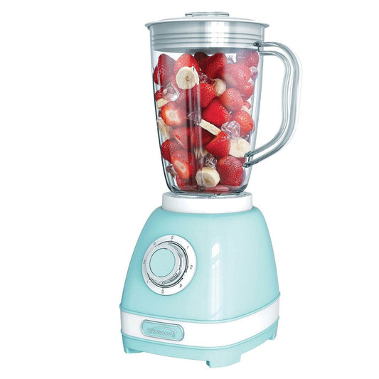 Brentwood JB-330BL 2 Speed Retro Blender in Blue with 50 Ounce Plastic Jar - Loft&Timber