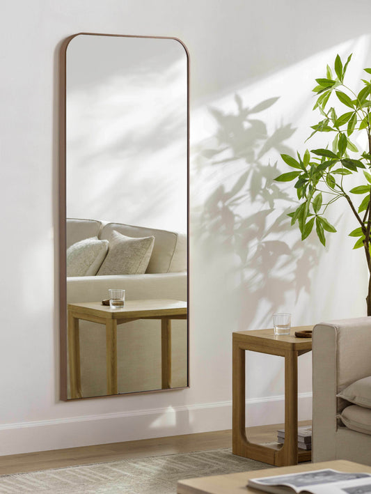 Lavezzola Dark Brown Mirror - Loft&Timber