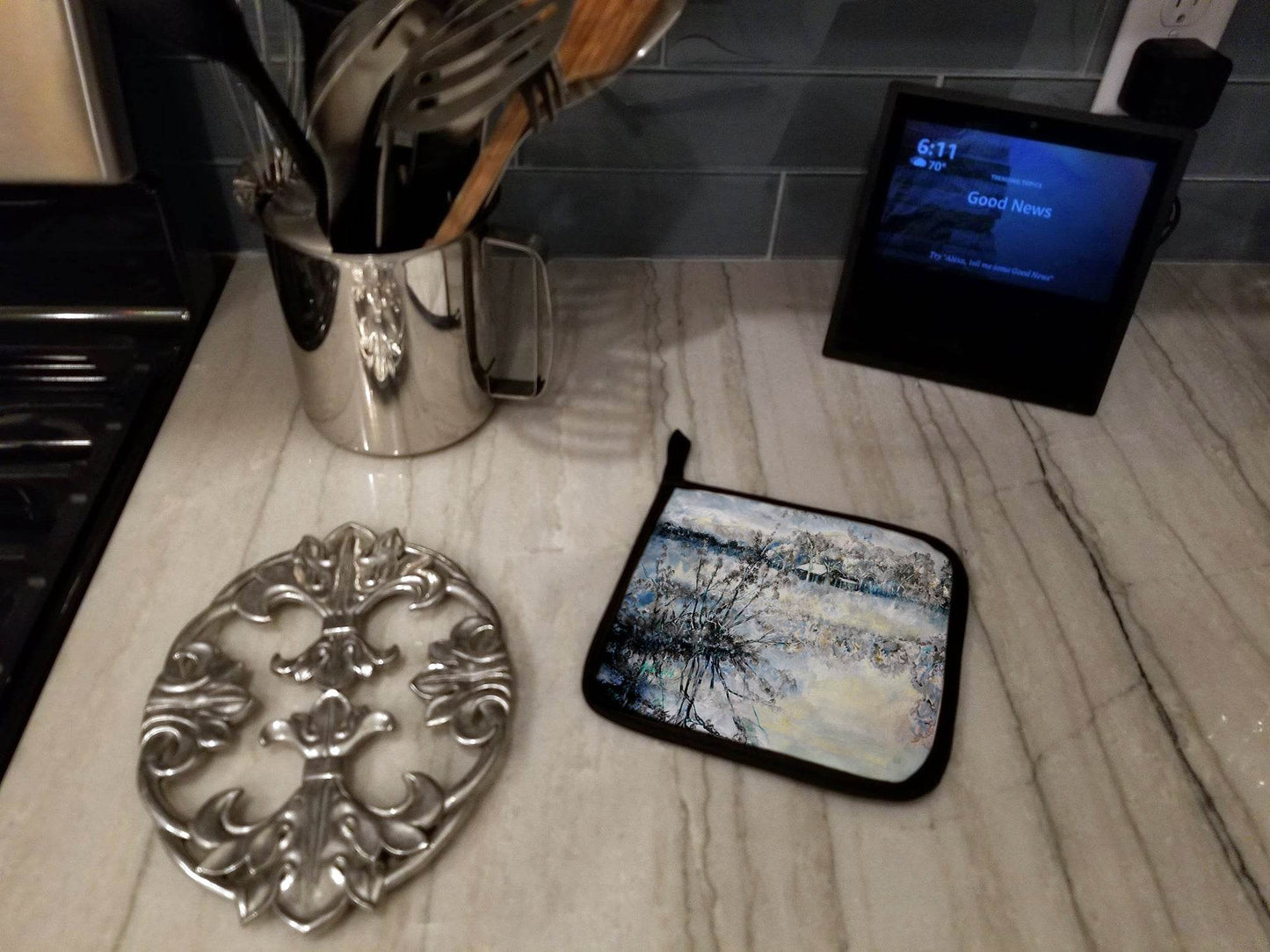 Early Morning Pair of Pot Holders - Loft&Timber