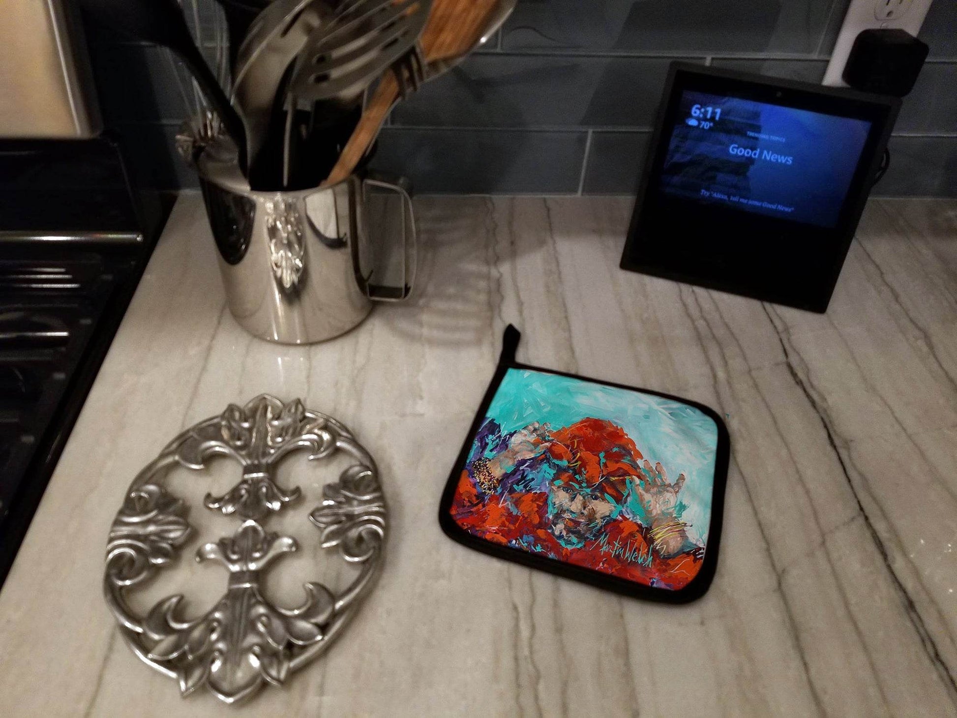 Fortune Teller Pair of Pot Holders - Loft&Timber