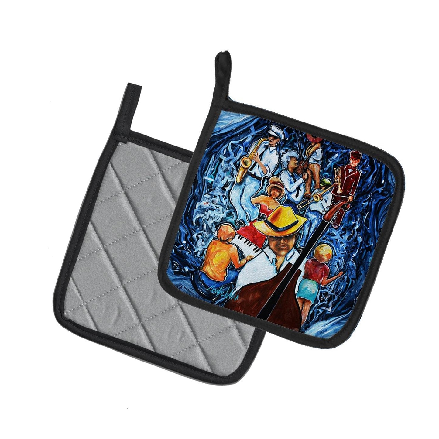 Kinda Jazzy Pair of Pot Holders - Loft&Timber