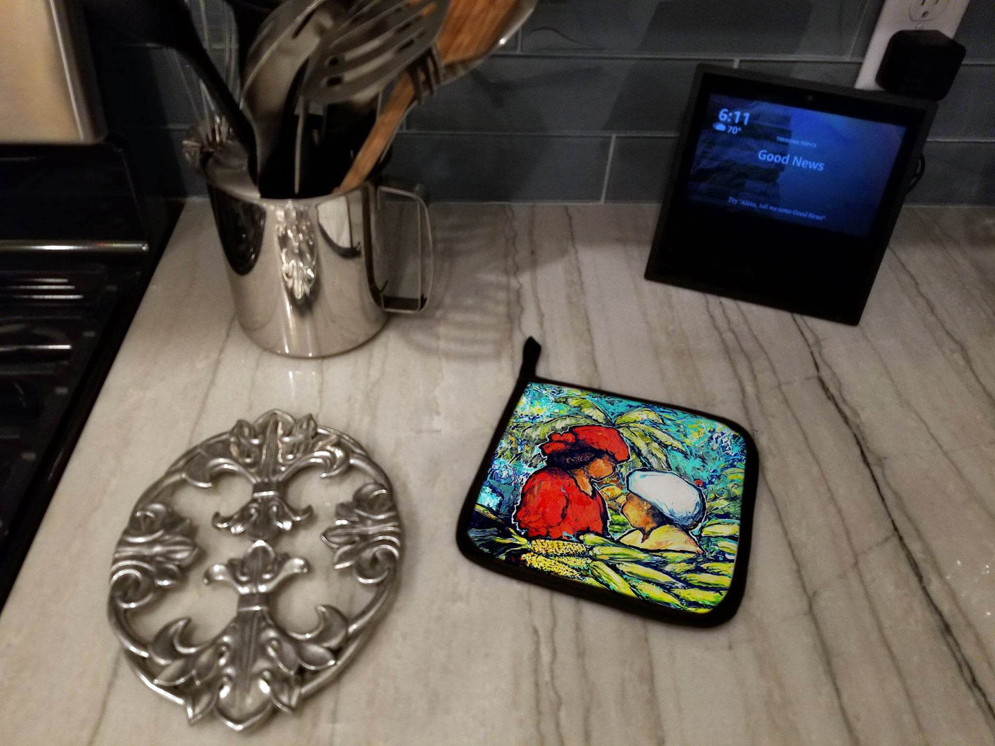 Market Day Pair of Pot Holders - Loft&Timber