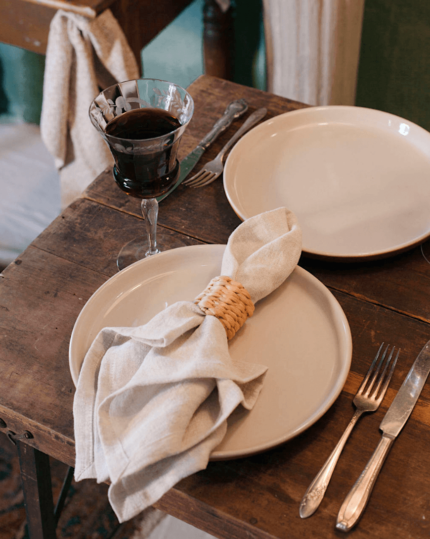 Water Hyacinth Napkin Ring Set - Loft&Timber