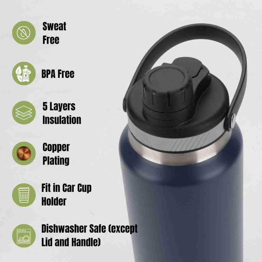 34 oz Insulated Sport Bottle - Loft&Timber