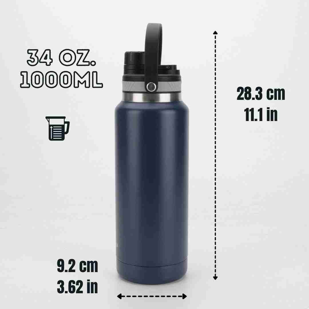 34 oz Insulated Sport Bottle - Loft&Timber