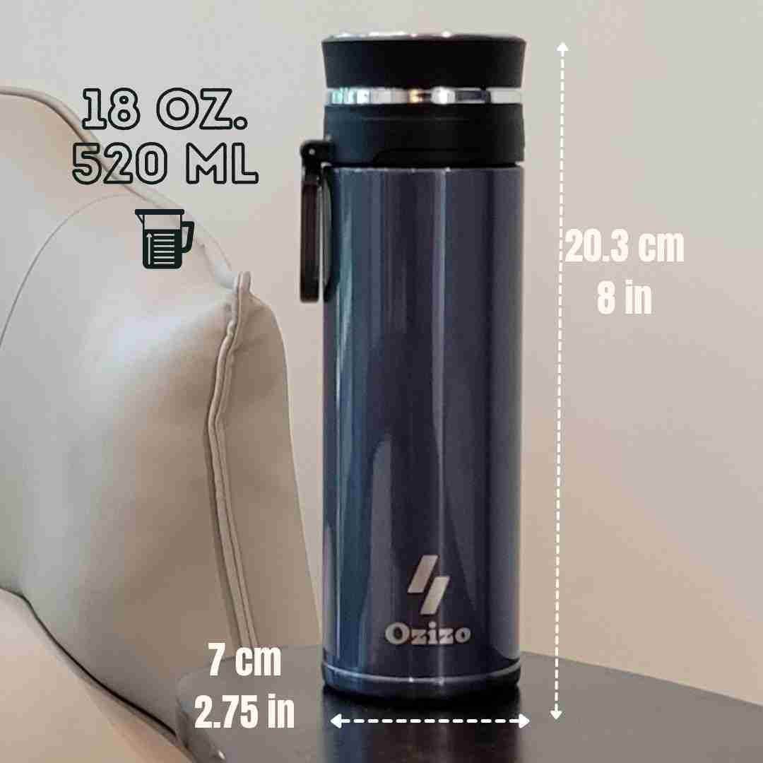 18oz Insulated Infuser Bottle - Loft&Timber