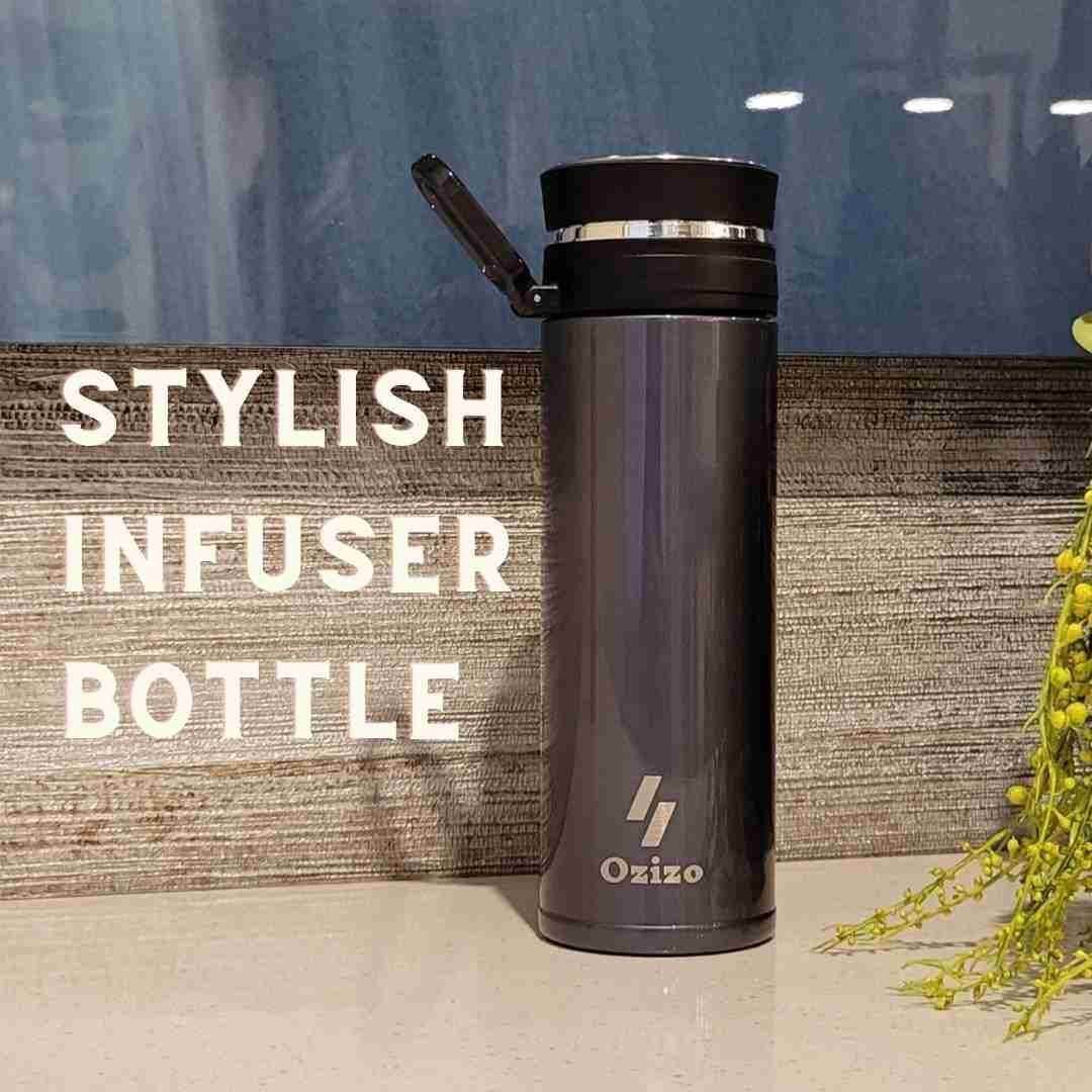 18oz Insulated Infuser Bottle - Loft&Timber