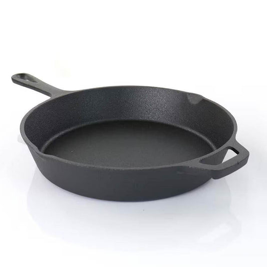 5-Piece Cast Iron Cookware Set with Dutch Oven Griddle and 2 Skillets - Loft&Timber