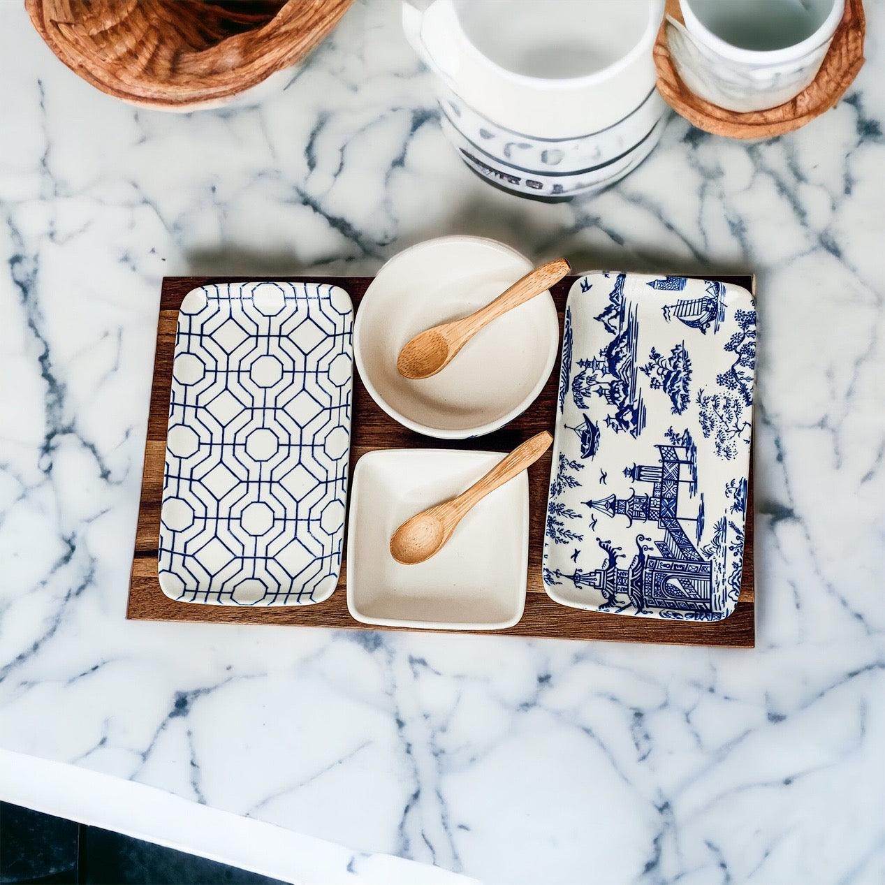 Chinoiserie Tapas Serving Set - Loft&Timber