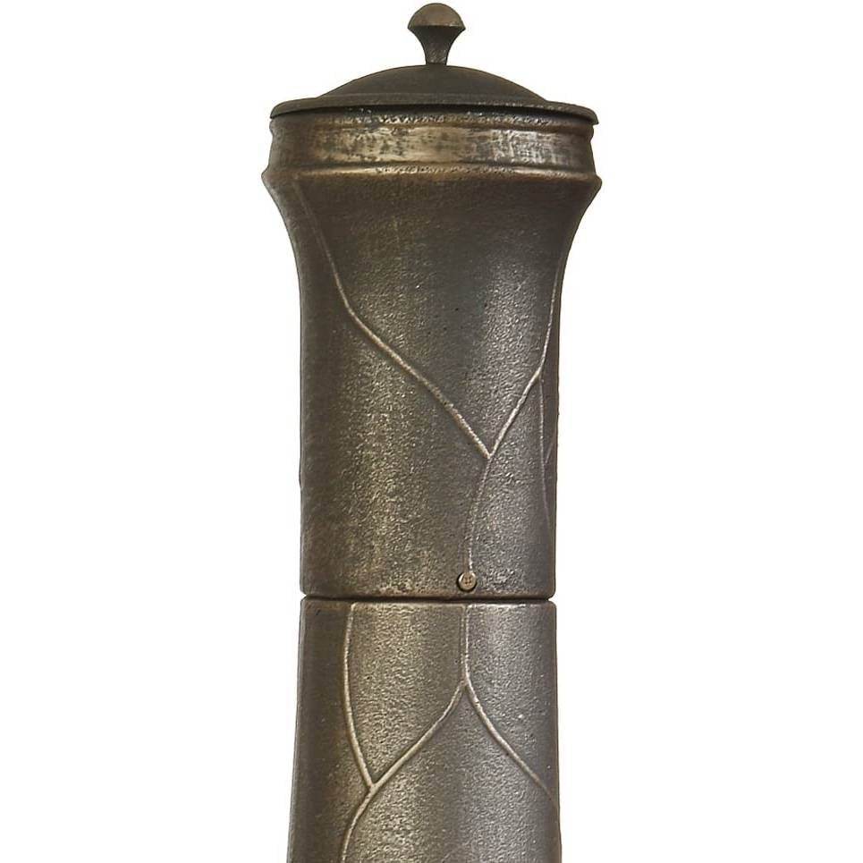 Rustic Outdoor Steel Cast Iron Chimenea Wood Fire Pit - Loft&Timber