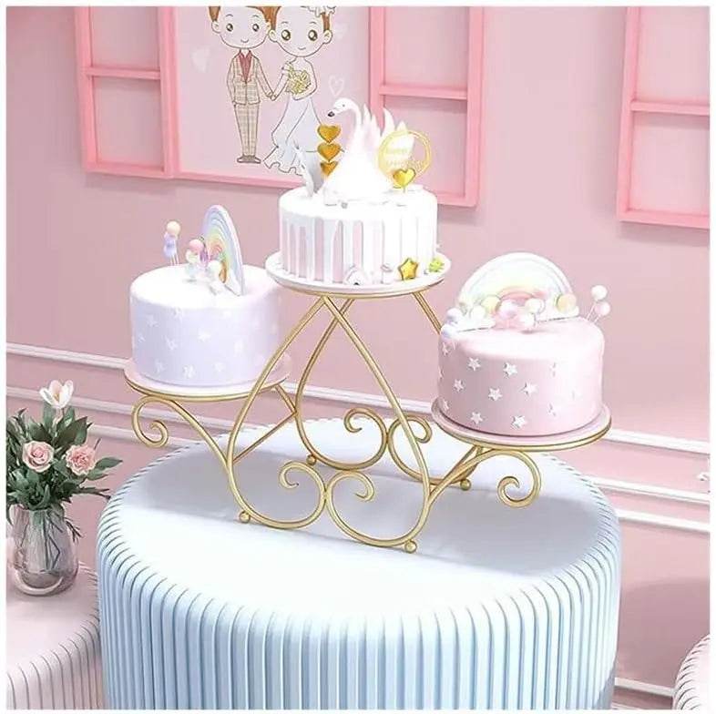 3-Tier Cake Stand Metal Cake Stand - Loft&Timber