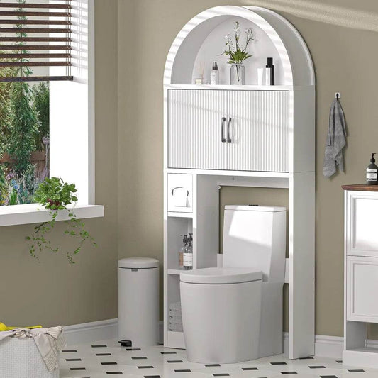 Farmhouse Bathroom Vanity with Sink Combo 31in Sliding Barn Door Bathroom Vanity Cabinet Set with Storage Drawers, Metal Handles - Loft&Timber