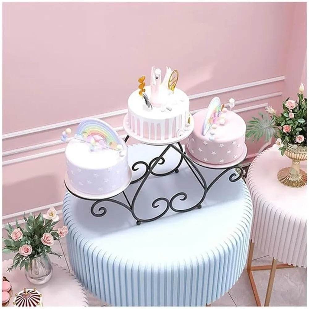 3-Tier Cake Stand Metal Cake Stand - Loft&Timber