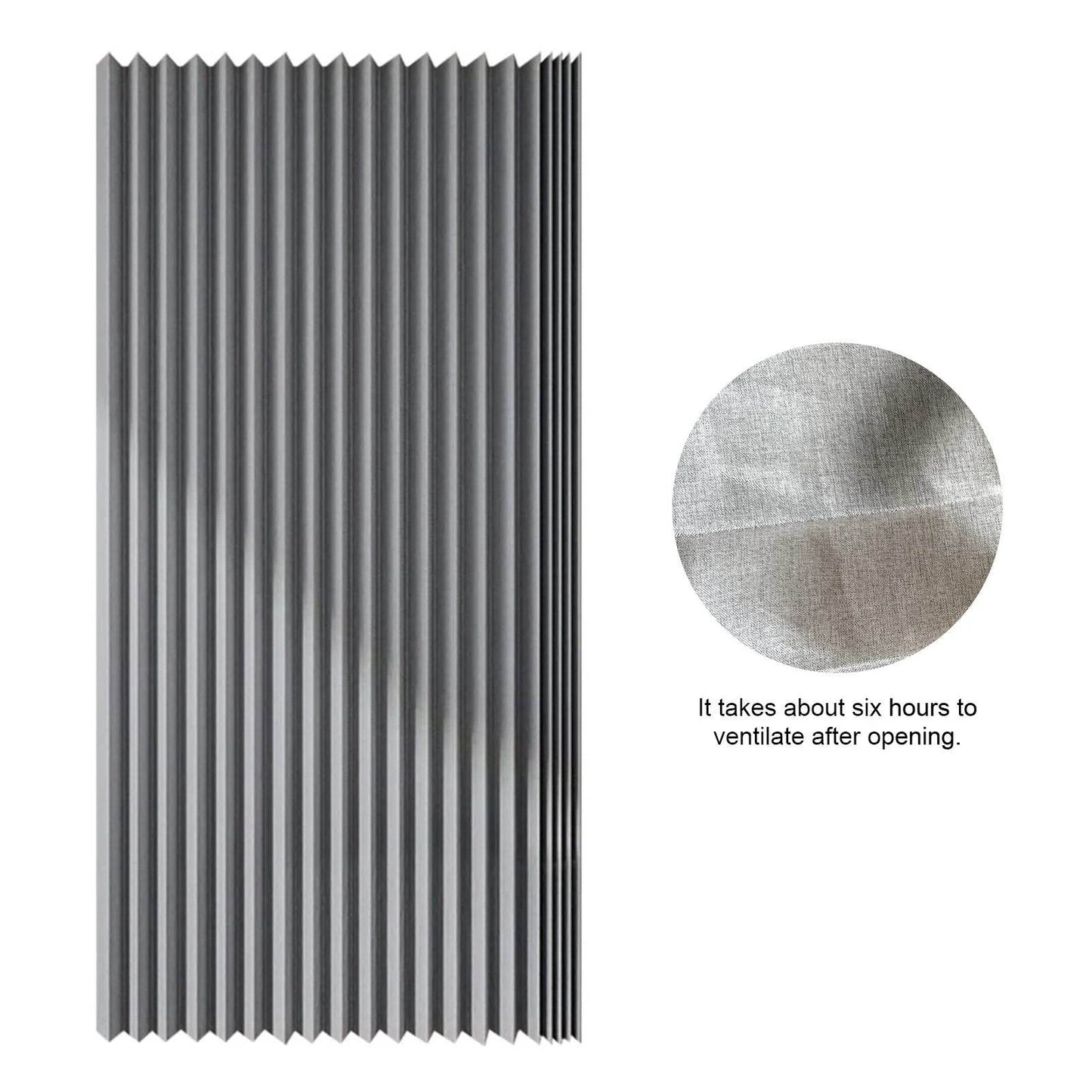 Foldable Magnetic Bathroom Curtain Waterproof - Loft&Timber