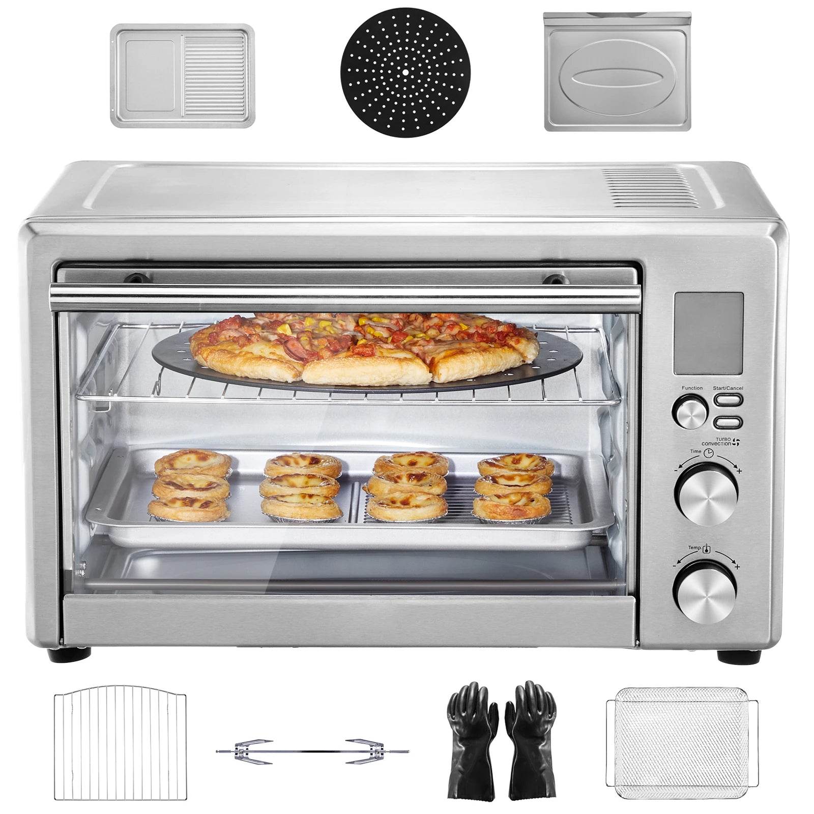 SucceBuy 13-IN-1 Air Fryer Toaster Oven 29.6Qt Convection Oven - Loft&Timber