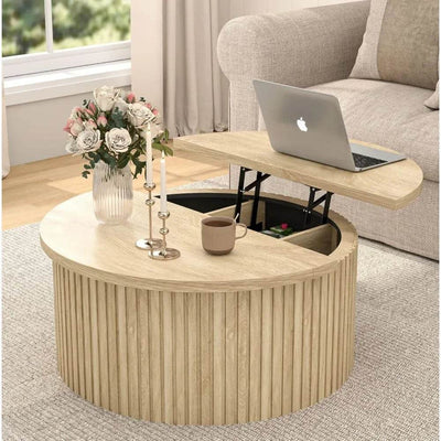 Lift Top Coffee Table with Storage 34.6'' - Loft&Timber